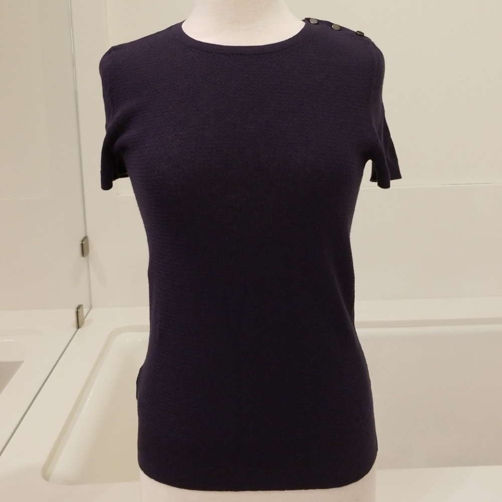 Ann Taylor LOFT short sleeve sweater small